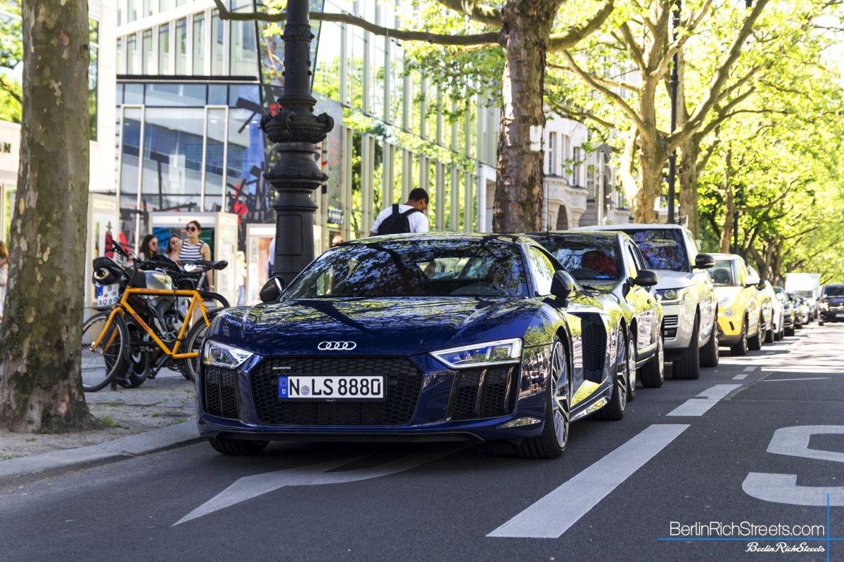 Audi R8 V10 Plus (2016) spotted in Berlin — BerlinRichStreets